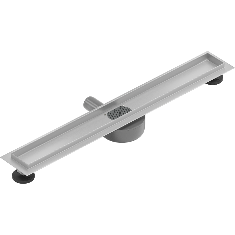 Mexen Flat 360° otočný korpus pro lineární odtok 50 cm, inox - 1040050