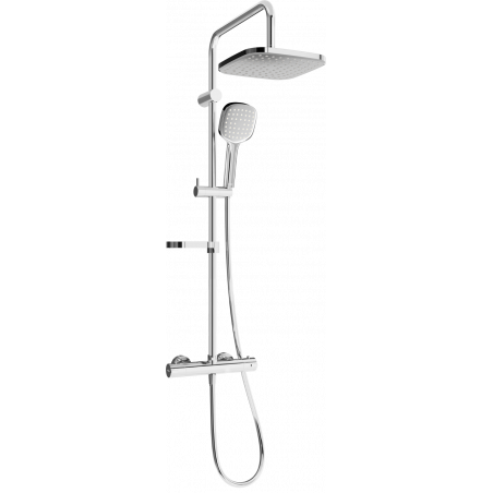 Mexen KX33 nástěnná sprchová sada s dešťovou sprchou a termostatickou baterií, chrom - 771503391-00