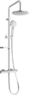 Mexen KX40 povrchová sprchová sada s dešťovou sprchou a termostatickou baterií, chrom - 771504091-00