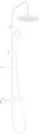 Mexen KX40 nástěnný sprchový set s dešťovou hlavicí a termostatickou baterií, bílý - 771504091-20