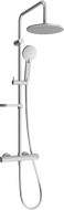 Mexen KX40 nástěnný sprchový set s dešťovou sprchou a termostatickou baterií, grafit - 771504091-66
