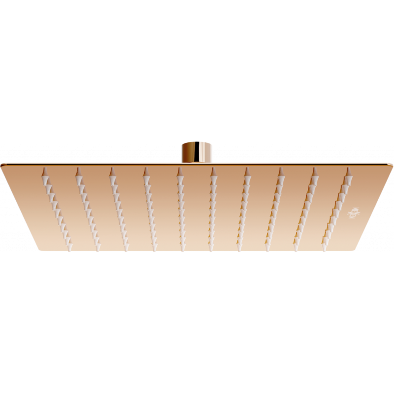 Mexen Slim sprchová hlavice 25 x 25 cm, růžové zlato - 79125-60