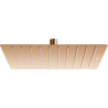 Mexen Slim sprchová hlavice 25 x 25 cm, růžové zlato - 79125-60