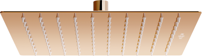 Mexen Slim dešťová sprcha 25 x 25 cm, růžové zlato - 79125-60