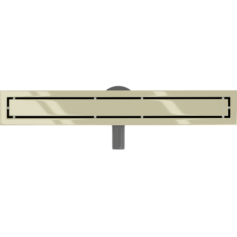 Mexen Flat 360° M13 lineární otočný odtok 2v1 50 cm, zlatý - 1510050-40