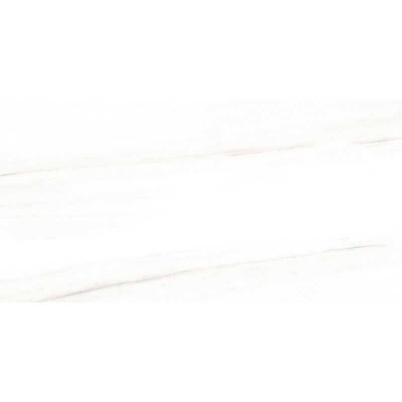 Mexen Lasa Bílá vzorová dlaždice z glazovaného rektifikovaného gresu G1, podlahová a nástěnná, lesklá - TL103-00-S