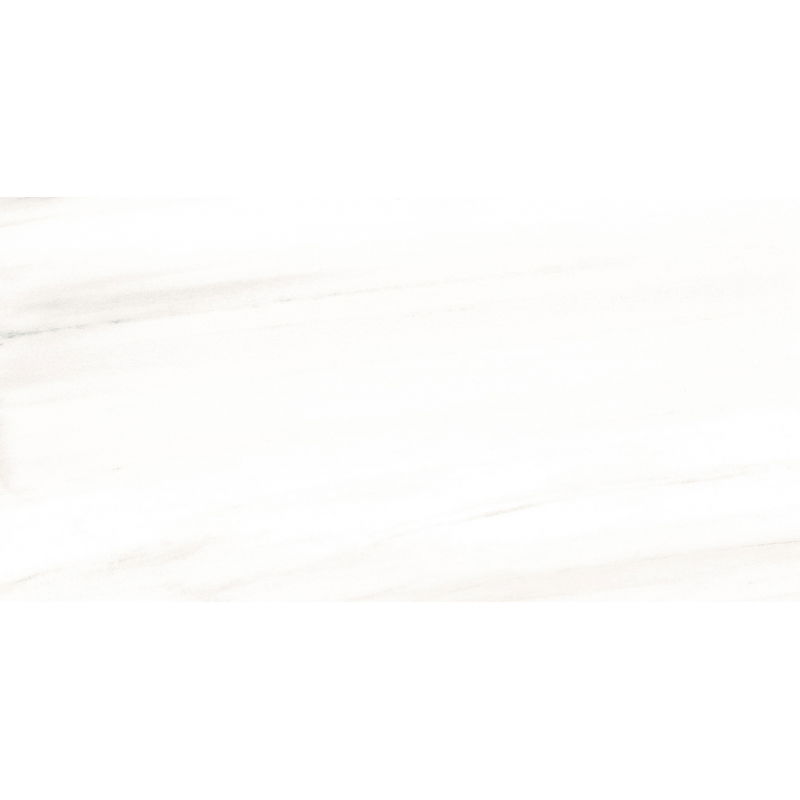 Mexen Lasa Bílá vzorová dlaždice z glazovaného rektifikovaného gresu G1, podlahová a nástěnná, lesklá - TL103-00-S