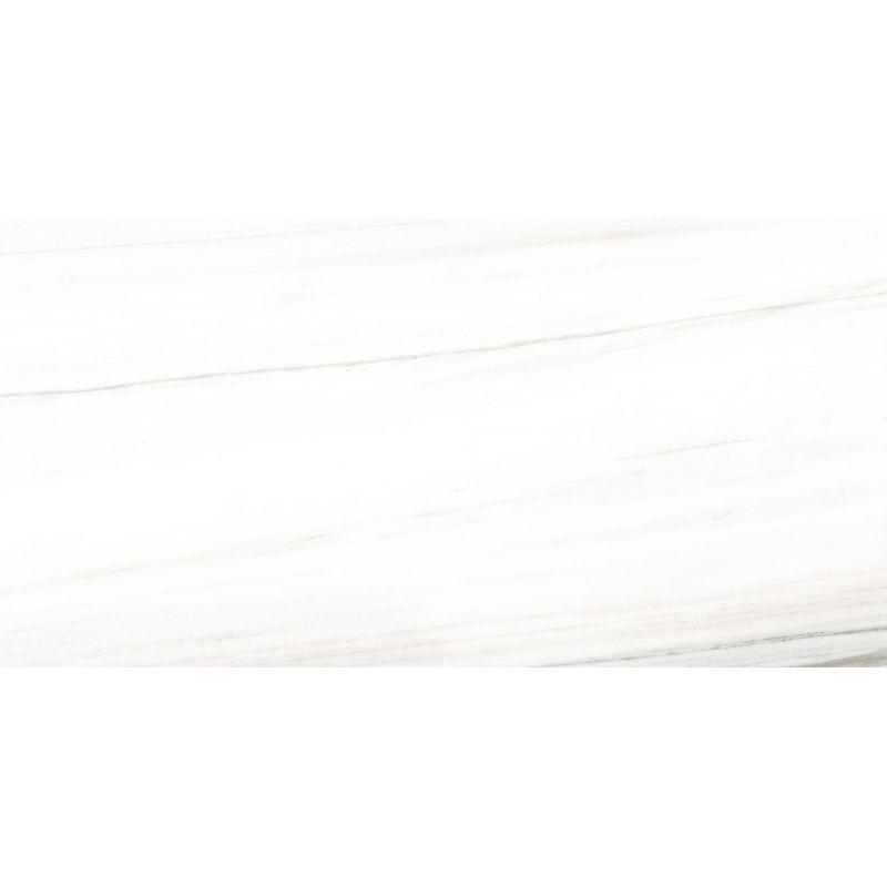 Mexen Lasa Bílá vzorová dlaždice z glazovaného rektifikovaného gresu G1, podlahová a nástěnná, lesklá - TL103-00-S