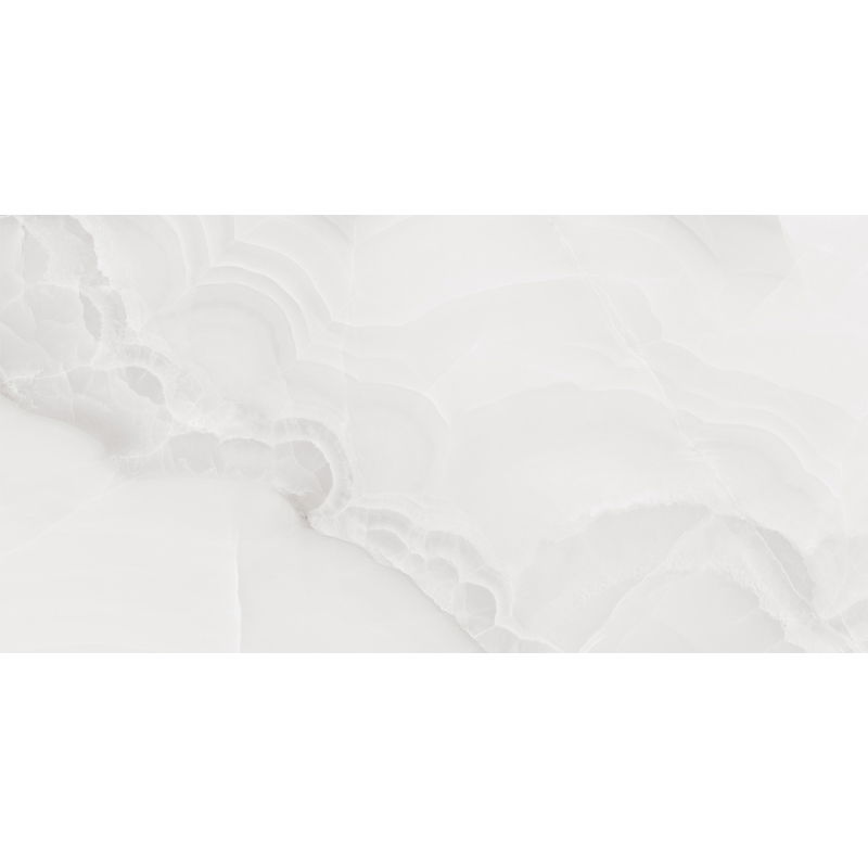 Mexen Onyx Stříbrný vzorek glazovaného rektifikovaného gresu G1, dlaždice podlahová a stěnová, lesk - TL106-02-S