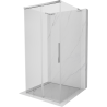 Mexen Rox-3S L sprchový kout 3-stěnný posuvný 110 x 110 cm, transparentní, chrom - 8C2L-110-110-01-00-3S