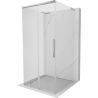 Mexen Rox-3S L 3stěnný sprchový kout s posuvnými dveřmi 120 x 120 cm, transparentní, chrom - 8C2L-120-120-01-00-3S