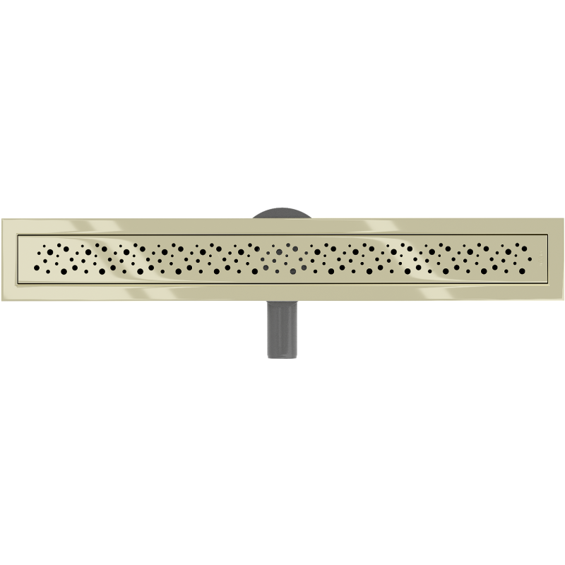 Mexen Flat 360° M12 lineární otočný odtok 50 cm, zlatý - 1521050-40