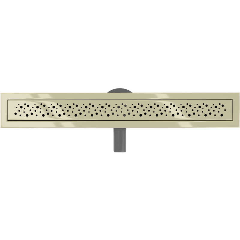 Mexen Flat 360° M12 otočný liniový odtok 60 cm, zlatý - 1521060-40