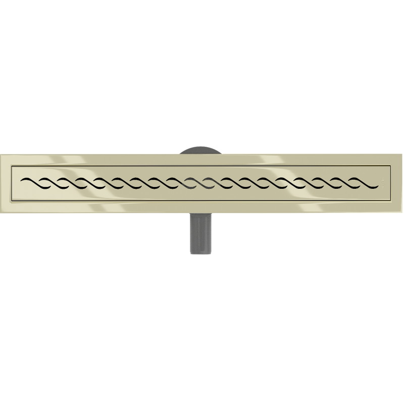 Mexen Flat 360° M18 otočný lineární odtok 70 cm, zlatý - 1523070-40