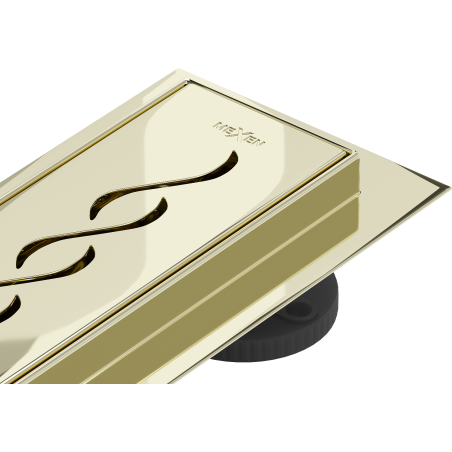 Mexen Flat 360° M18 liniový otočný odtok 80 cm, zlatý - 1523080-40