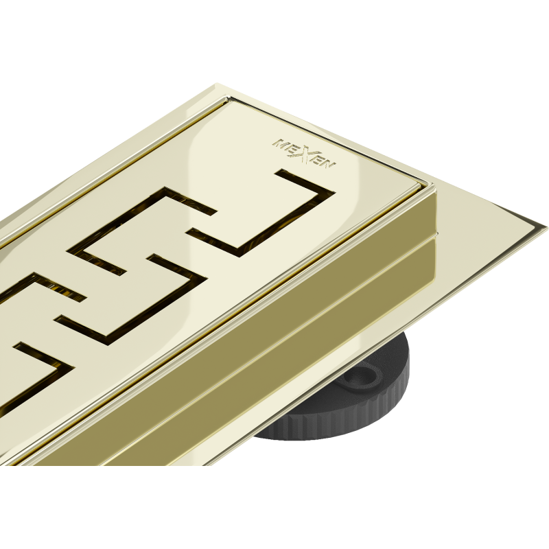 Mexen Flat 360° M15 lineární otočný odtok 90 cm, zlatý - 1524090-40