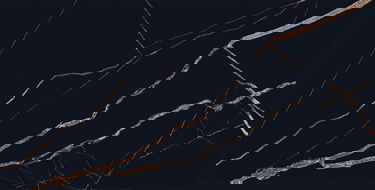 Mexen Fossil Černý vzorek glazované rektifikované dlaždice G1, podlahová-stěnová dlaždice, vysoký lesk - TL213-00-S