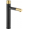 Mexen Diamond vysoká umyvadlová baterie, černá/zlatá - 71510-75