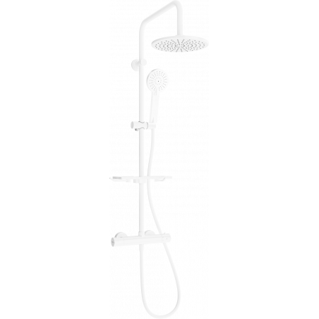Mexen KT40 nástěnná sprchová sada s dešťovou sprchou a termostatickou baterií, bílá - 771504093-20