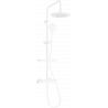 Mexen KT40 nástěnná sprchová sada s dešťovou sprchou a termostatickou baterií, bílá - 771504093-20