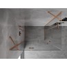Mexen Mist-H Duo sprchová kabina otevírací levá 120 x 115 cm, průhledná, kartáčovaná měď - 8A5-120L-115P-65-00