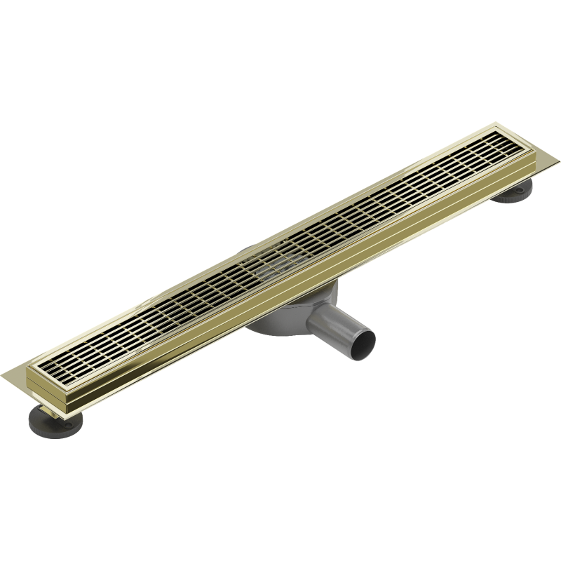 Mexen Flat 360° M33 lineární otočný odtok 60 cm, zlatý - 1533060-40