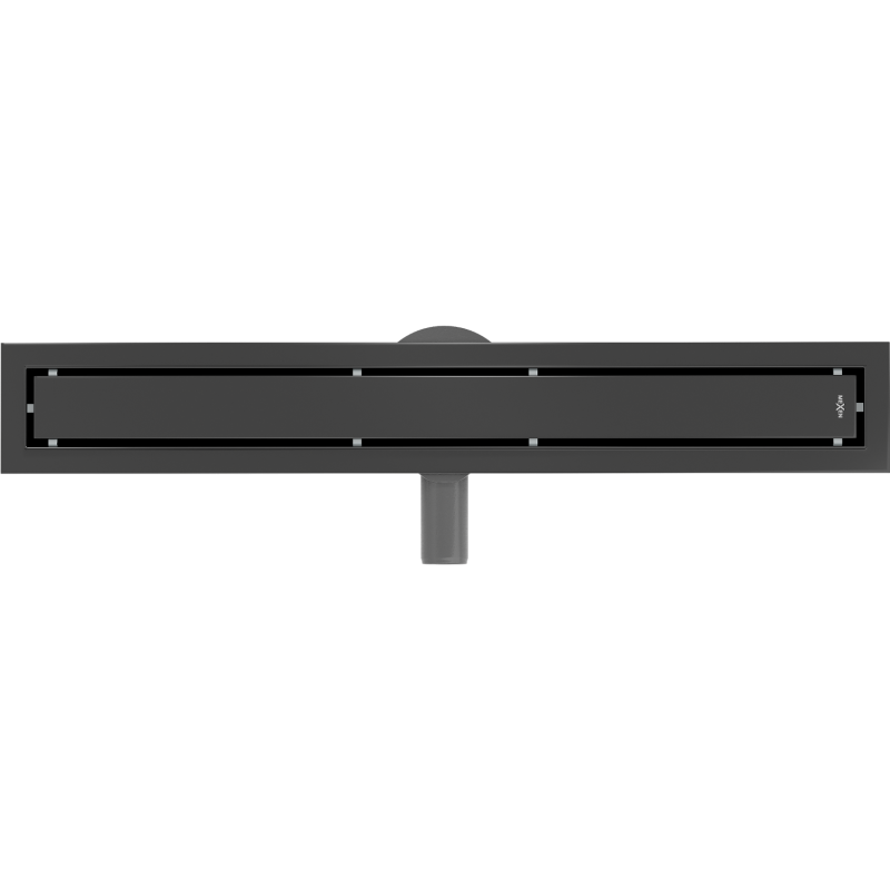 Mexen Flat 360° M13 lineární otočný odtok 2v1 70 cm, černý - 1710070-40