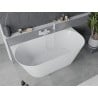 Mexen Oval Slim volně stojící přístěnná vana 170 x 80 cm, bílá, přepad bílý - 52661708000-20