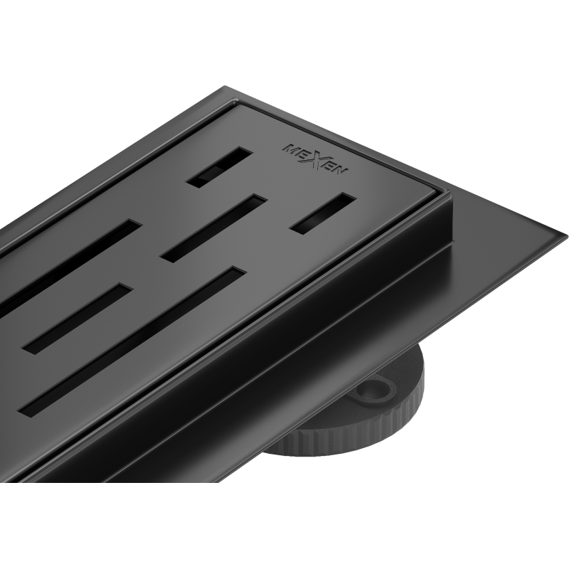 Mexen Flat 360° M01 otočný lineární odtok 60 cm, černý - 1720060-40