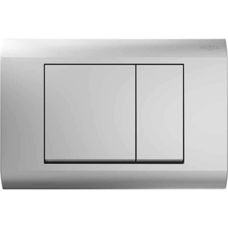 Mexen Fenix 01 splachovací tlačítko, matný chrom - 600102