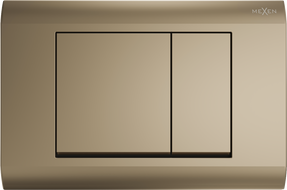 Mexen Fenix 01 tlačítko splachování, zlaté šampaňské - 600104