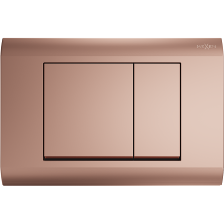 Mexen Fenix 01 splachovací tlačítko, růžové zlato - 600105