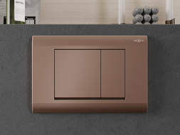 Mexen Fenix 01 splachovací tlačítko, růžové zlato - 600105