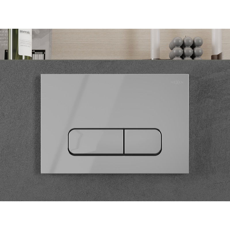 Mexen Fenix 02 splachovací tlačítko, chrom lesklý - 600201