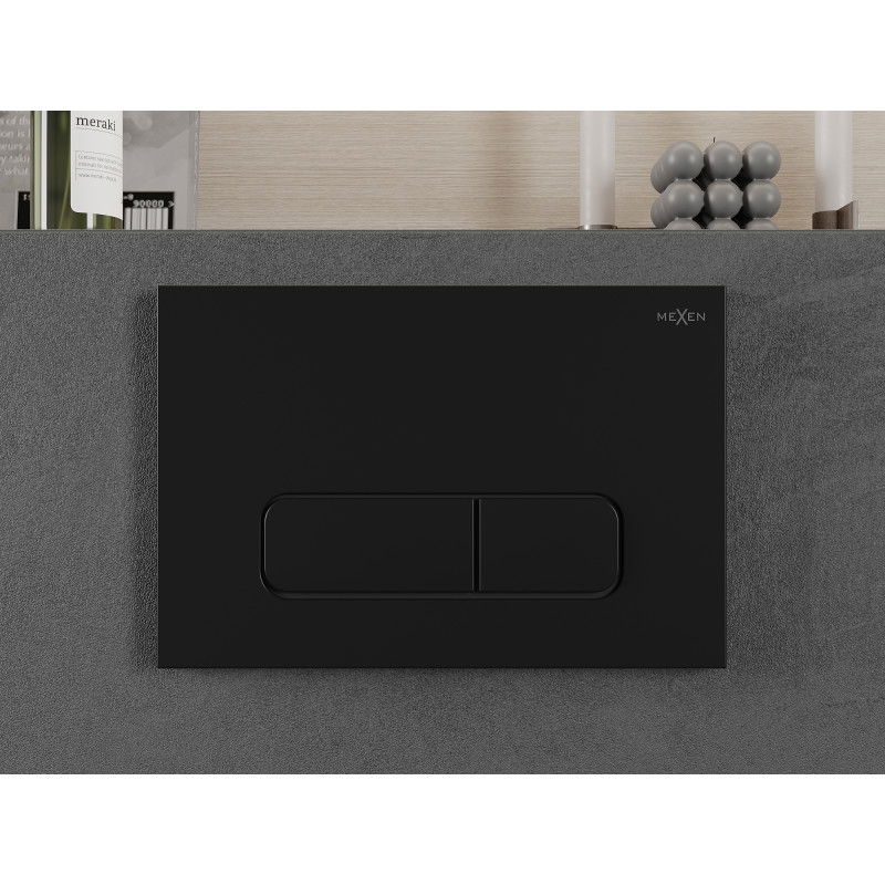 Mexen Fenix 02 tlačítko splachování, černý matný - 600203