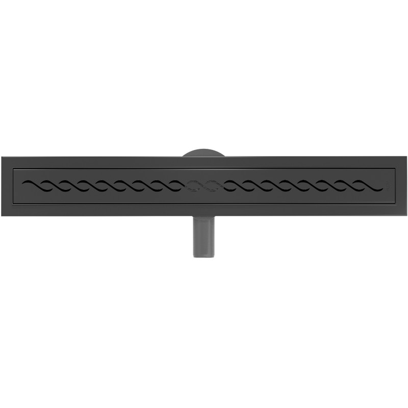 Mexen Flat 360° M18 otočný liniový odtok 60 cm, černý - 1723060-40