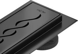 Mexen Flat 360° M18 liniový otočný odtok 60 cm, černý - 1723060-40