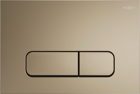 Mexen Fenix 02 splachovací tlačítko, zlatý šampaňský - 600204