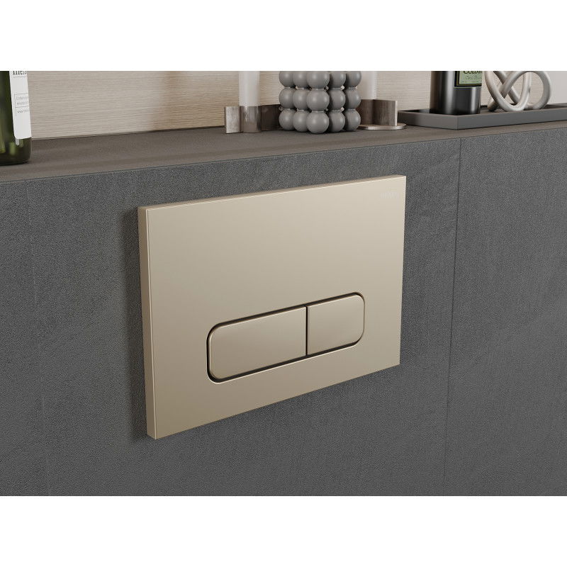 Mexen Fenix 02 splachovací tlačítko, zlatý šampaňský - 600204