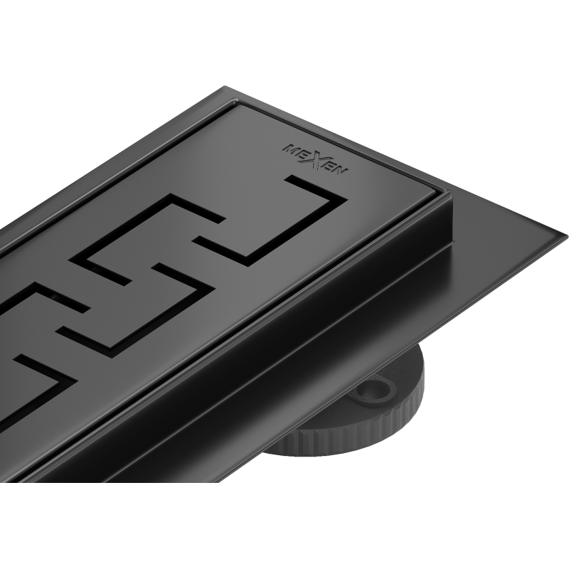 Mexen Flat 360° M15 liniový otočný odtok 60 cm, černý - 1724060-40