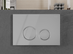 Mexen Fenix 05  splachovací tlačítko, lesklý chrom - 600501