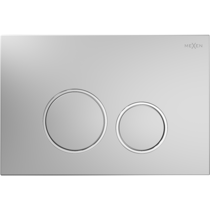Mexen Fenix 05  splachovací tlačítko, matný chrom - 600502