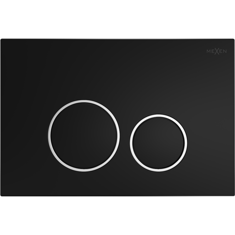 Mexen Fenix 05  splachovací tlačítko, černý matný - 600503