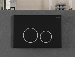 Mexen Fenix 05  splachovací tlačítko, černý matný - 600503