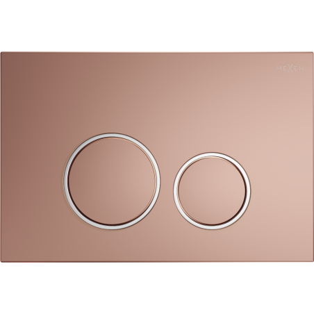 Mexen Fenix 05  splachovací tlačítko, růžové zlato - 600505