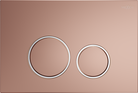 Mexen Fenix 05  splachovací tlačítko, růžové zlato - 600505