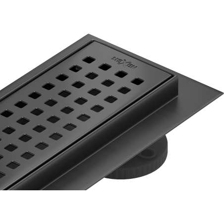 Mexen Flat 360° M08 otočný liniový odtok 90 cm, černý - 1725090-40
