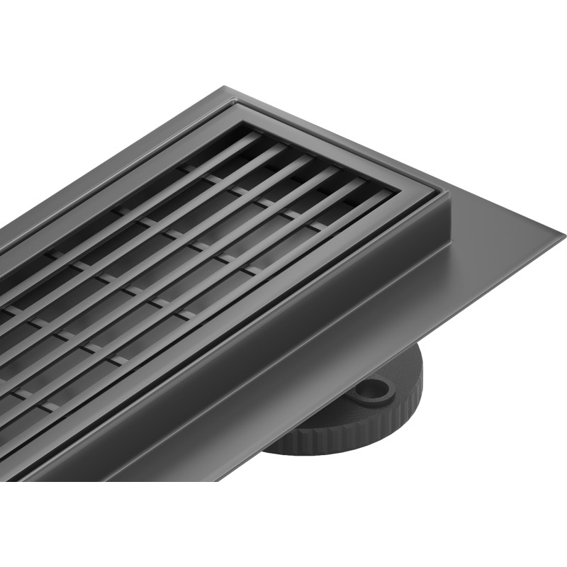 Mexen Flat 360° M33 otáčkový liniový odtok 60 cm, černý - 1733060-40