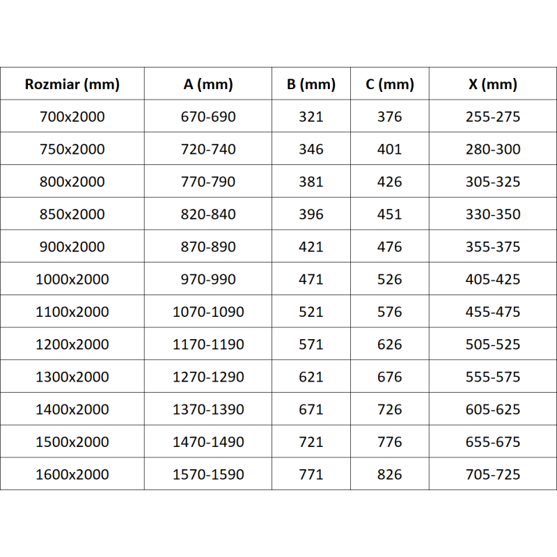 Mexen Velar sprchová stěna posuvná Walk-in 160 x 200 cm, námraza 8 mm, gun gray kartáčovaná - 871-160-000-33-66