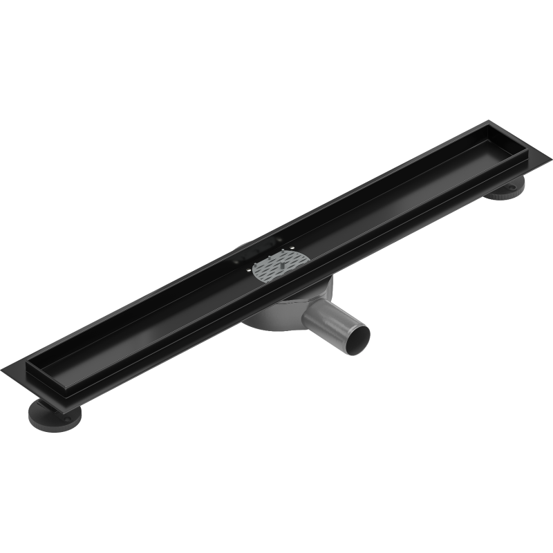 Mexen Flat 360° tělo pro otočný liniový odtok 50 cm, černý - 1740050